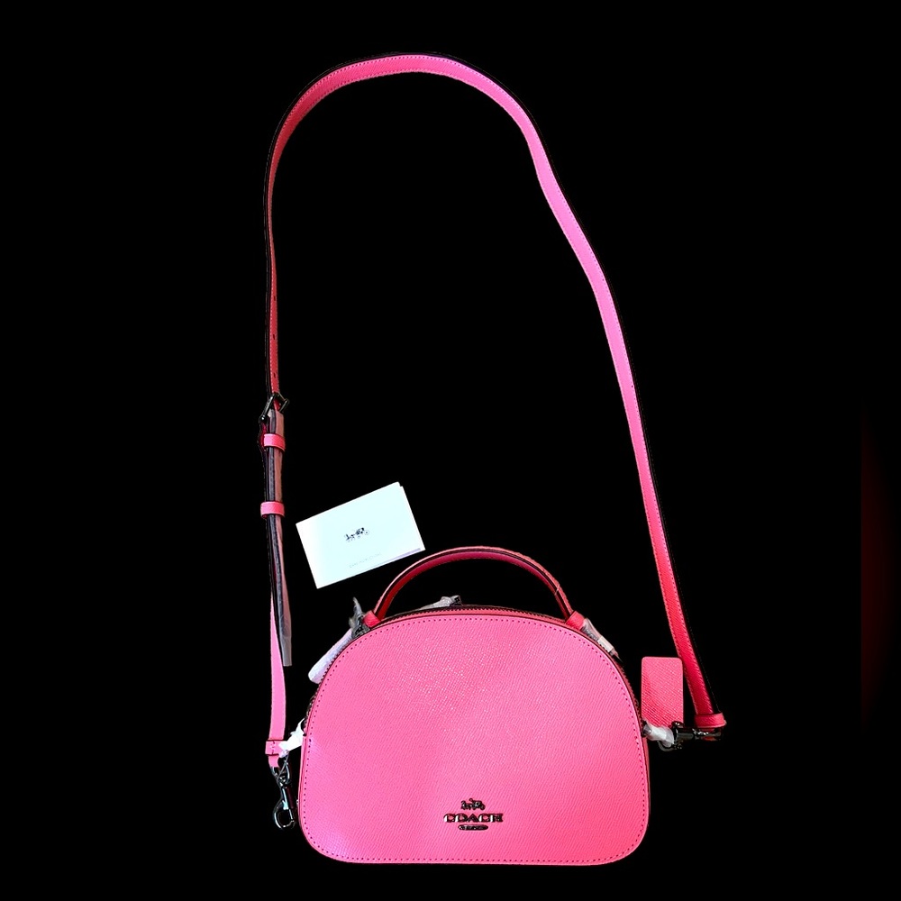 Brand New Never Used Coach Salmon Pink Purse!
